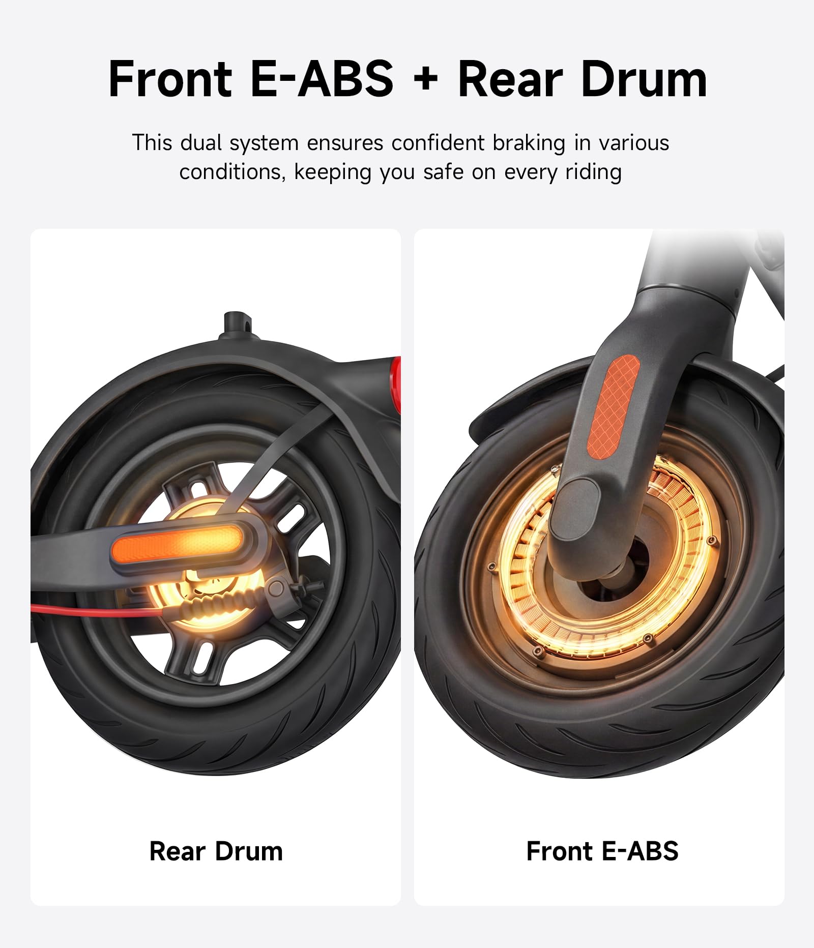 NAVEE Electric Scooter, Max 20/19 MPH & 40/31/25/15.5 Miles, 900W/700W/600W Max Power, 10'' Pneumatic Tire, IP55 Waterproof, Foldable E-Scooter for Adults College Student Scooter Enthusiasts