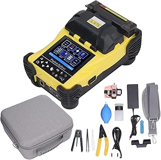 Splicer de Fusão de Fibra óptica A-87S Splicer Toolbox Kit 100 a 240V High Accuracy Splicer (plugue da ue)