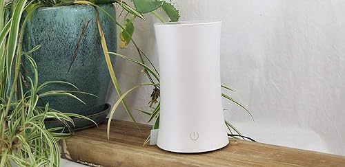 Miniatura 7 de EcoGecko Clean Lines, diseño moderno, larga duración, difusor de aceites esenciales y aromáticos blancos, ambientador de habitación y aire,