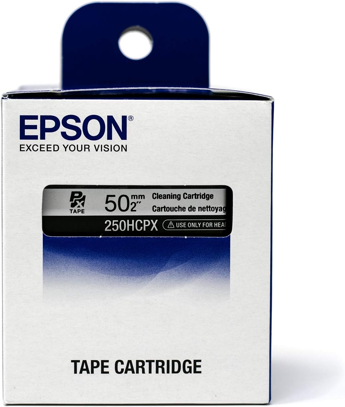 Epson LABELWORKS 250HCPX Genuine Cleaning Cartridge - Cleaning Tape 2" (50MM) Wide, 13.1 ft