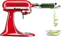 Vista 76 de KitchenAid KSM150PSAC Artisan Series - Batidora de pie con capacidad de 5 cuartos o 4.7 litros, incluye escudo vertedor Azul hielo