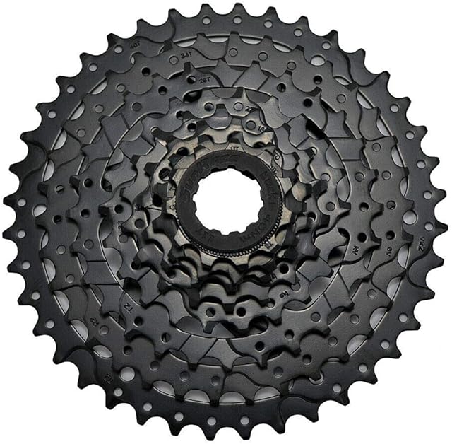 SunRace CSM680 Wide Ratio Cassette 11-40T, 8 Speed, Black, XTE2138