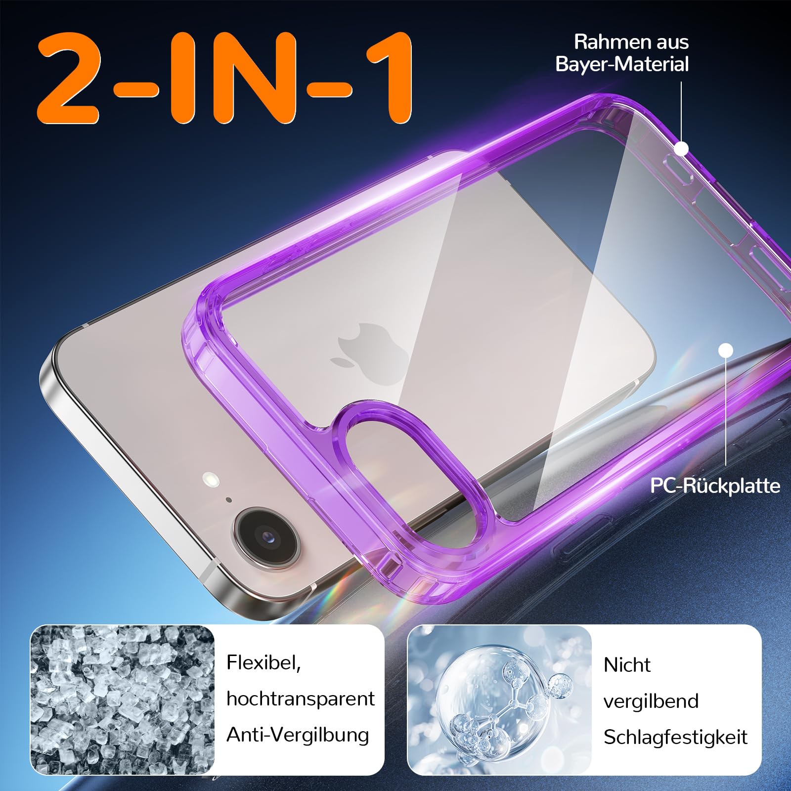 Clear Case for iPhone 15, Ultra Thin, Shockproof TPU Cover, Anti-Yellowing, Crystal Clear, Phone Case for Apple iPhone 15 - Clear — view 73