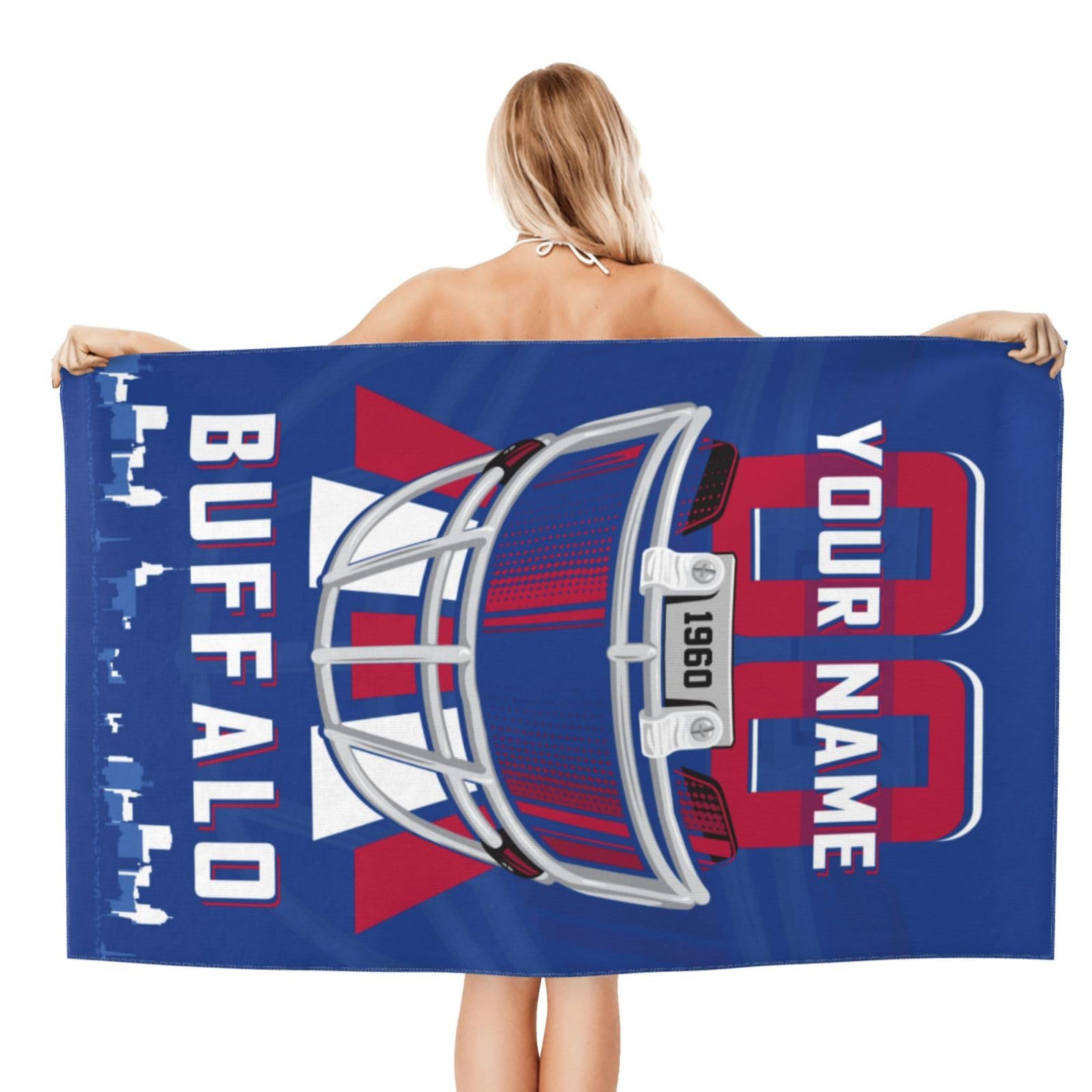 NBA Oklahoma City Thunder 30 by 60 Fiber Reactive Beach Towel