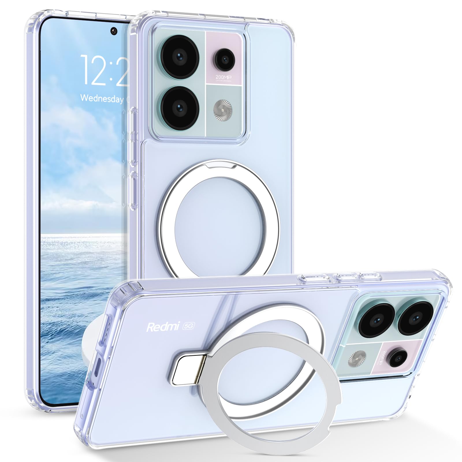 Amazon.co.jp: DOMAVER Xiaomi Redmi Note 13 Pro 5G ケース MagSafe