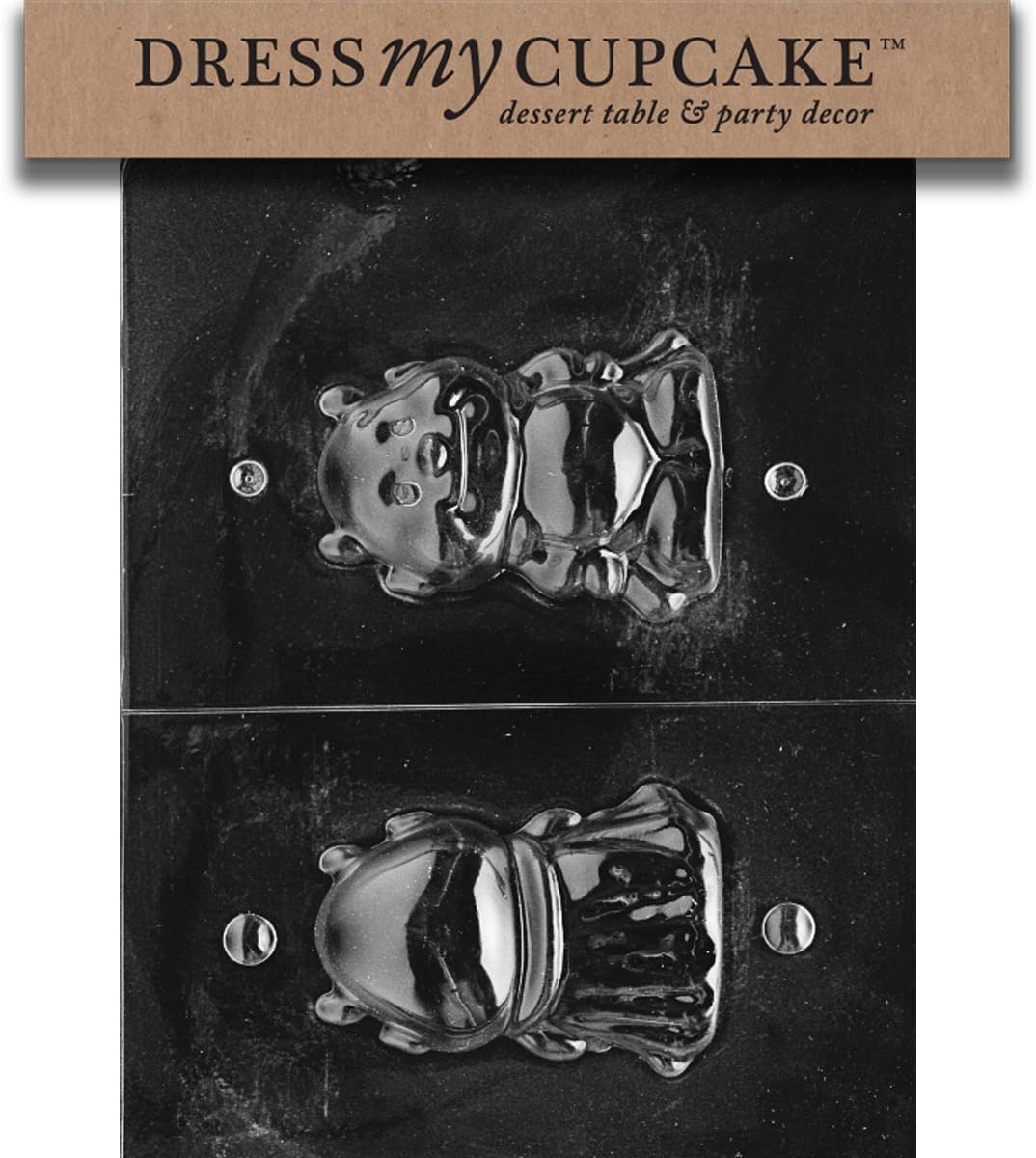 Dress My Cupcake Chocolate Candy Mold, Little Devil 3D, Halloween