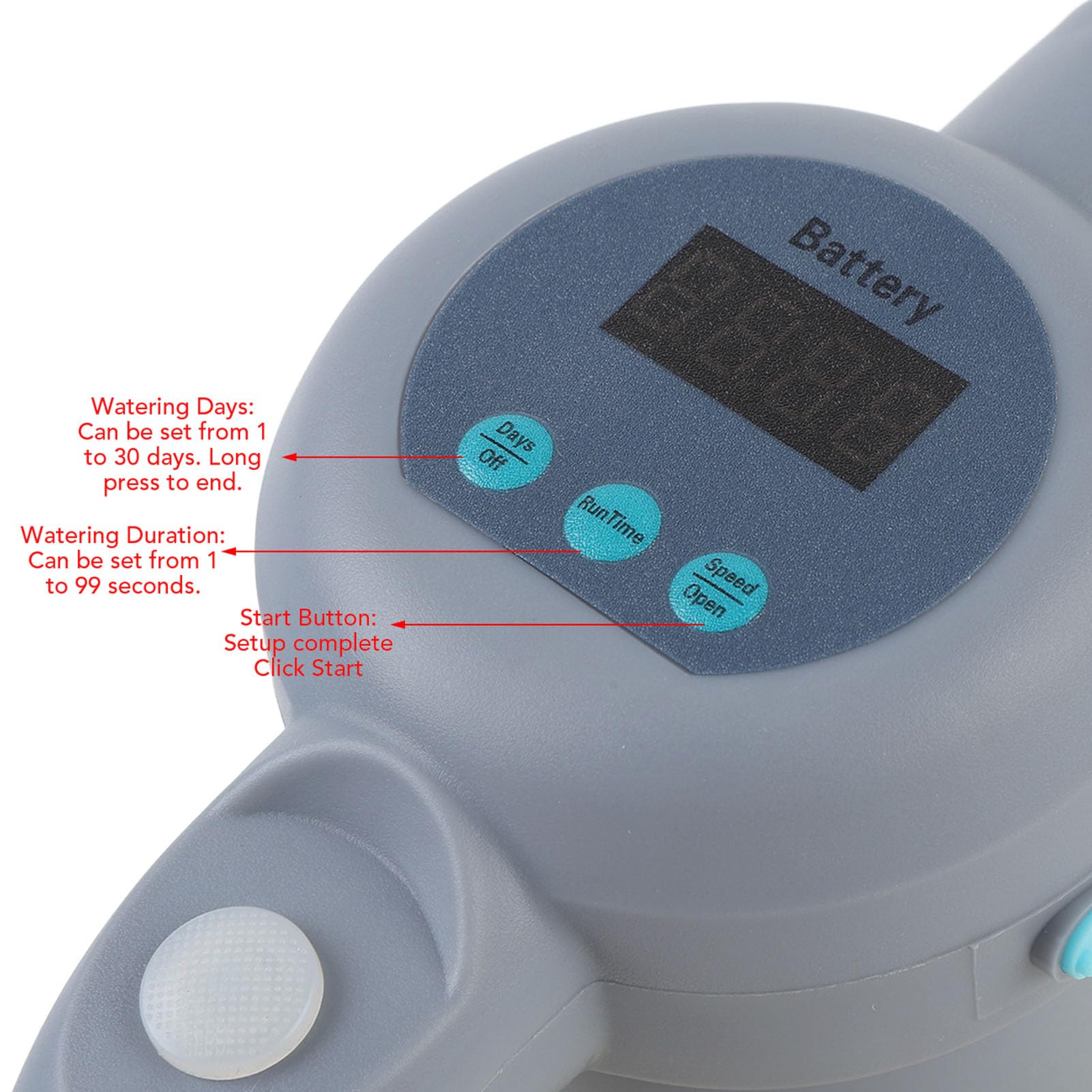 TOPINCN Bottiglia Spray Elettrica, di Irrigazione Automatico Alimentato a Batteria Ricaricabile da 3 Litri con Irrigazione a Goccia e Doppia modalità a Spruzzo Fine, per Piante in Vaso, (BLUE)