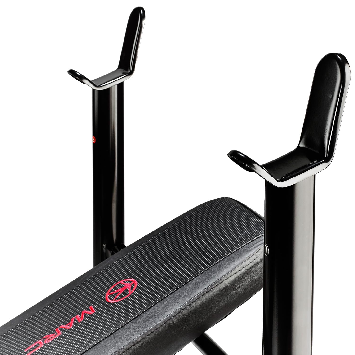 Marcy MKB-367H Banco de musculación estándar completo, capacidad hasta 135kg | Capacidad Total 270 kg, Respaldo Regulable, Desarrollador De Piernas, Predicador Incluido
