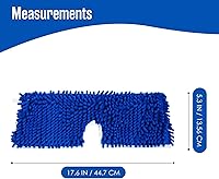 Vista 2 de Houseables Cabezal de repuesto para trapeador de polvo, almohadillas de microfibra reutilizables, repuesto de cabezal de polvo, fundas lavables