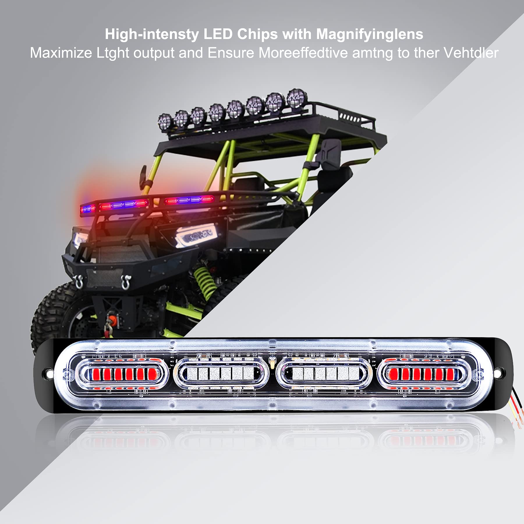 6-LED Surface Mount Strobe Lights For Trucks Car | Ubuy - View #5