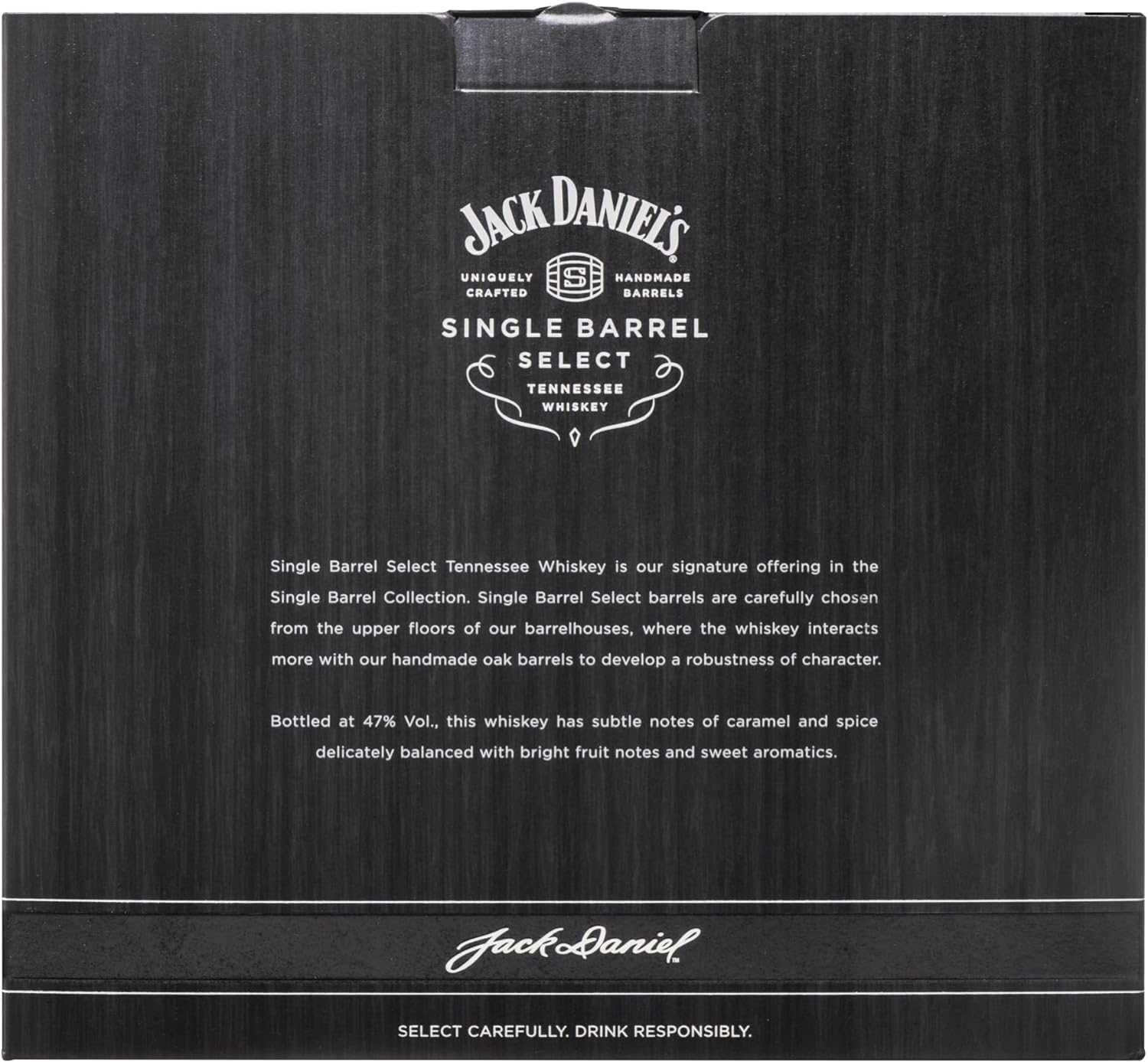 Jack Daniel's Single Barrel Select 70cl - Tennessee Whiskey Pack Especial con Vaso. 45% Volumen Alcohol