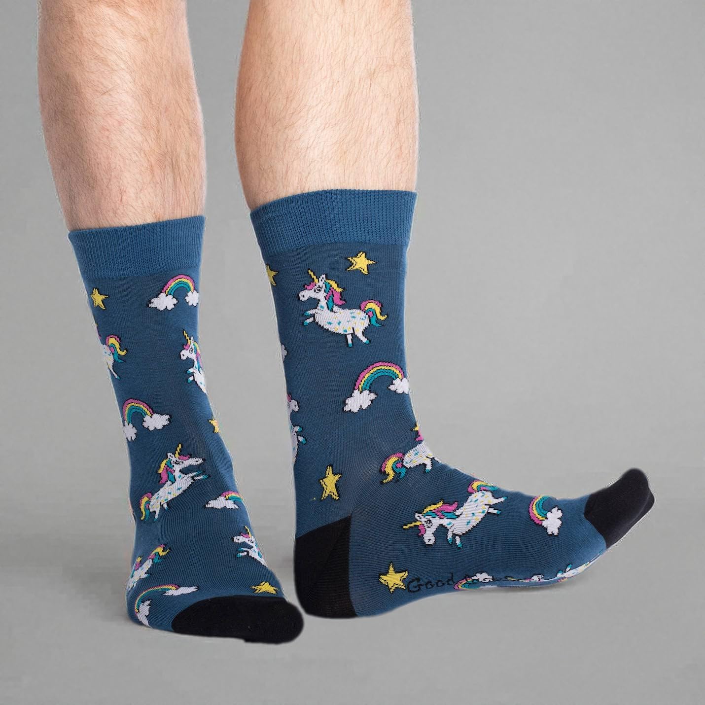 Good Luck Sock Men's Unicorn Socks, Adult, Shoe Size 7-12 - Image 3