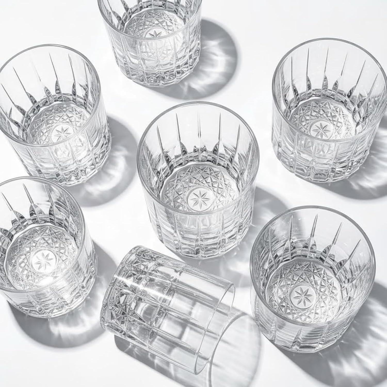 Crystal whiskey glasses,xm-white