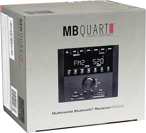 Miniatura 9 de MB Quart RVM2.0 Receptor RV de 2 zonas, paquete estéreo de radio Bluetooth con par Rockville RSM65B de 6.5 pulgadas, 320 vatios, impermeables, poco
