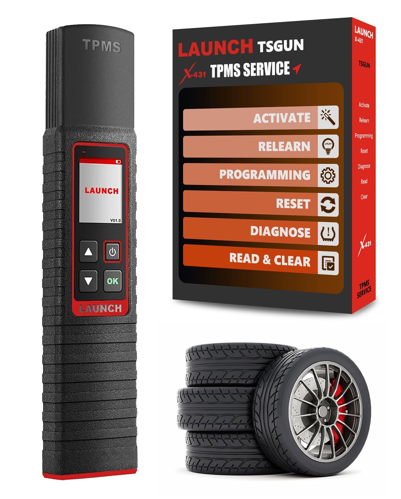 Amazon.com: LAUNCH X-431 TSGUN Handheld TPMS Service Tool Work