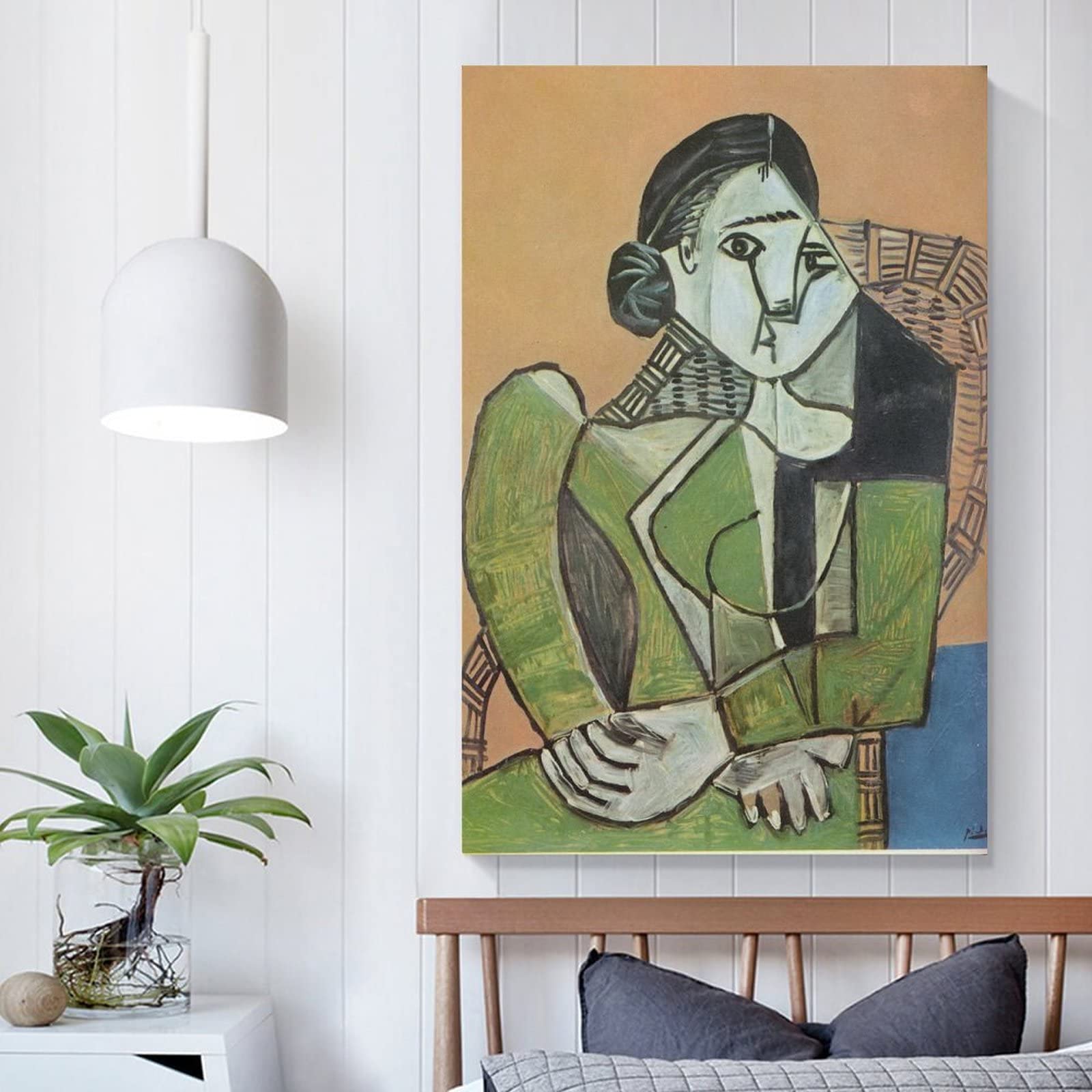 Amazon.co.jp: Pablo Picassoパブロ・ピカソ画家の作品（肘掛け椅子に