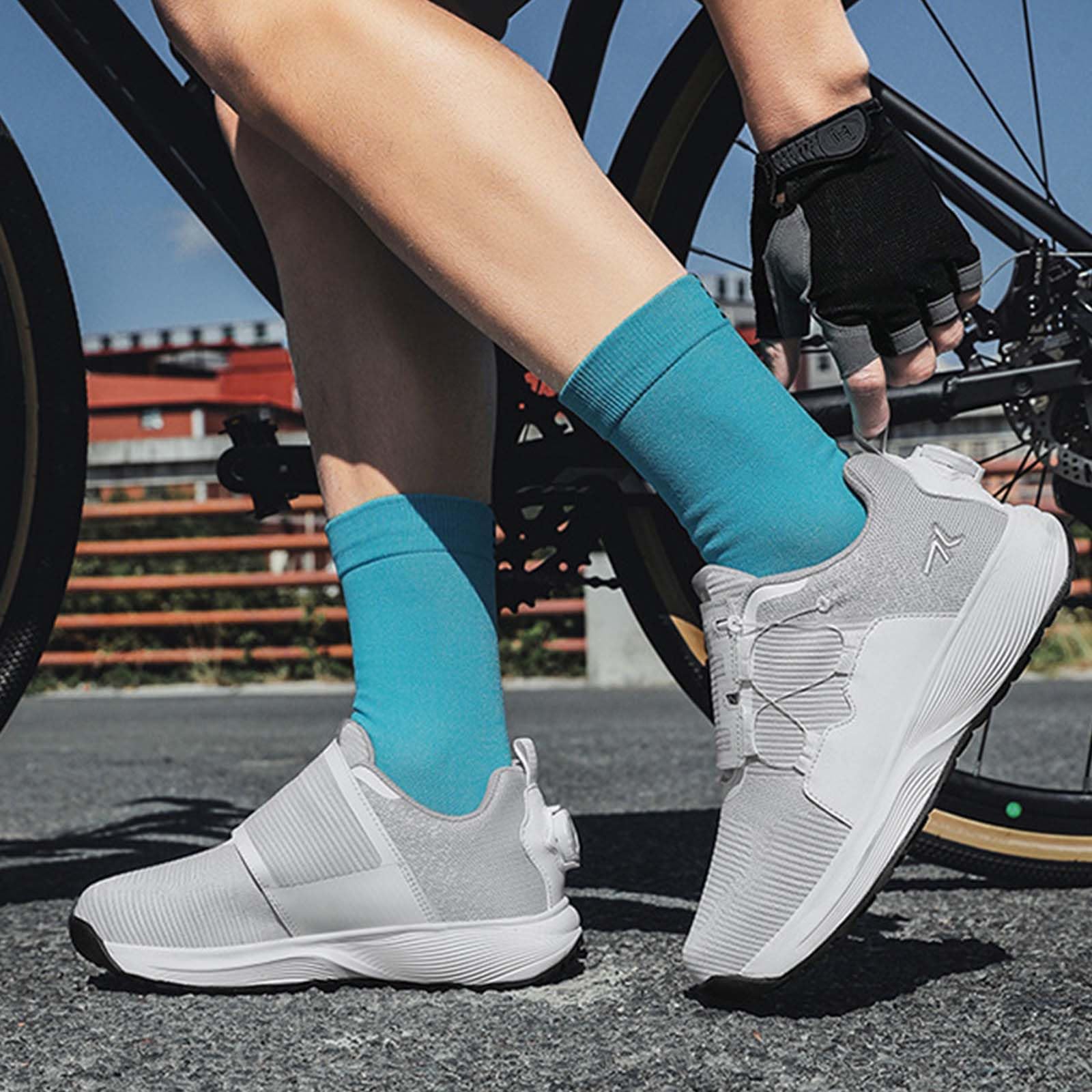 Fahrradschuhe Herren Damen Mountainbike Schuhe MTB Radsportschuhe Atmungsaktive Kompatibel mit Shimano SPD 2-Bolts Pedals Fahrrad Spin MTB Schuhe