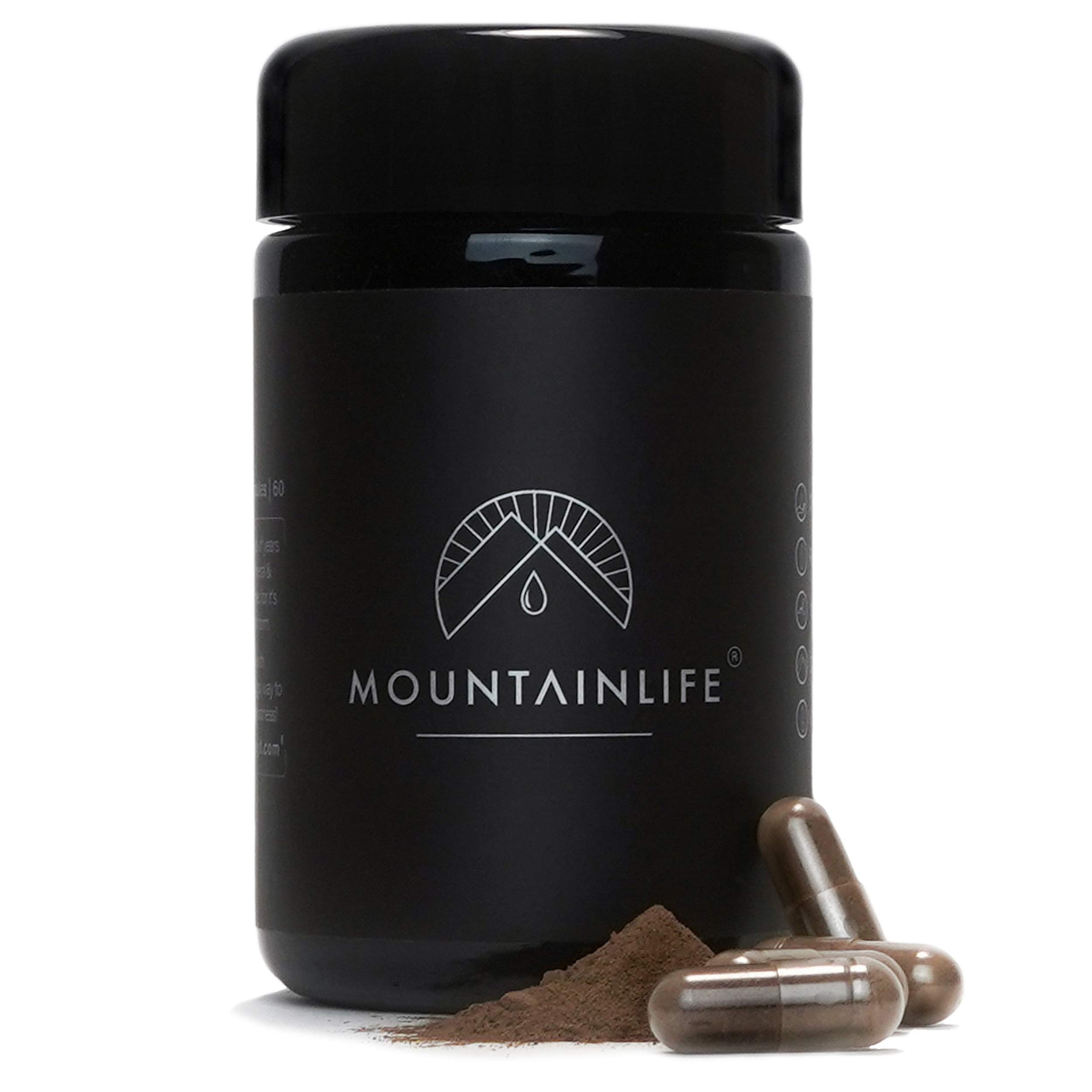 Mountainlife Natural Shilajit Capsules UK Lab Tested 120 Extract