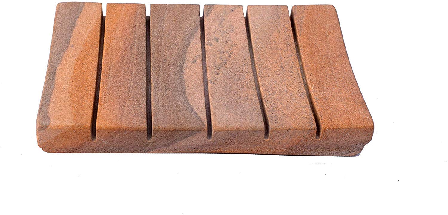 Stone Made - Jabonera Elegante de 5.4 x 3.5 Pulgadas, Accesorios de baño