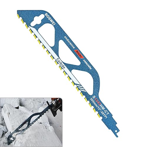 Miniatura 7 de Hoja de sierra recíproca 36TPI de 18 pulgadas, hoja de sierra de demolición de aleación dura, cuchillas de podar adecuadas para cortar plástico,