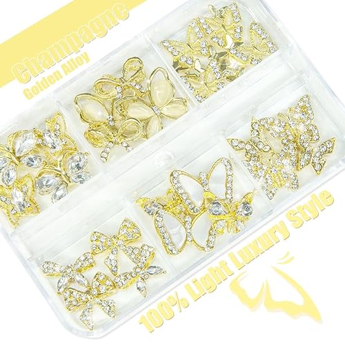 Vista 82 de 36 dijes de uñas de corazón rojo, de aleación de lujo dorada, dijes de San Valentín para uñas, diamantes de imitación rojos en 3D, diamantes