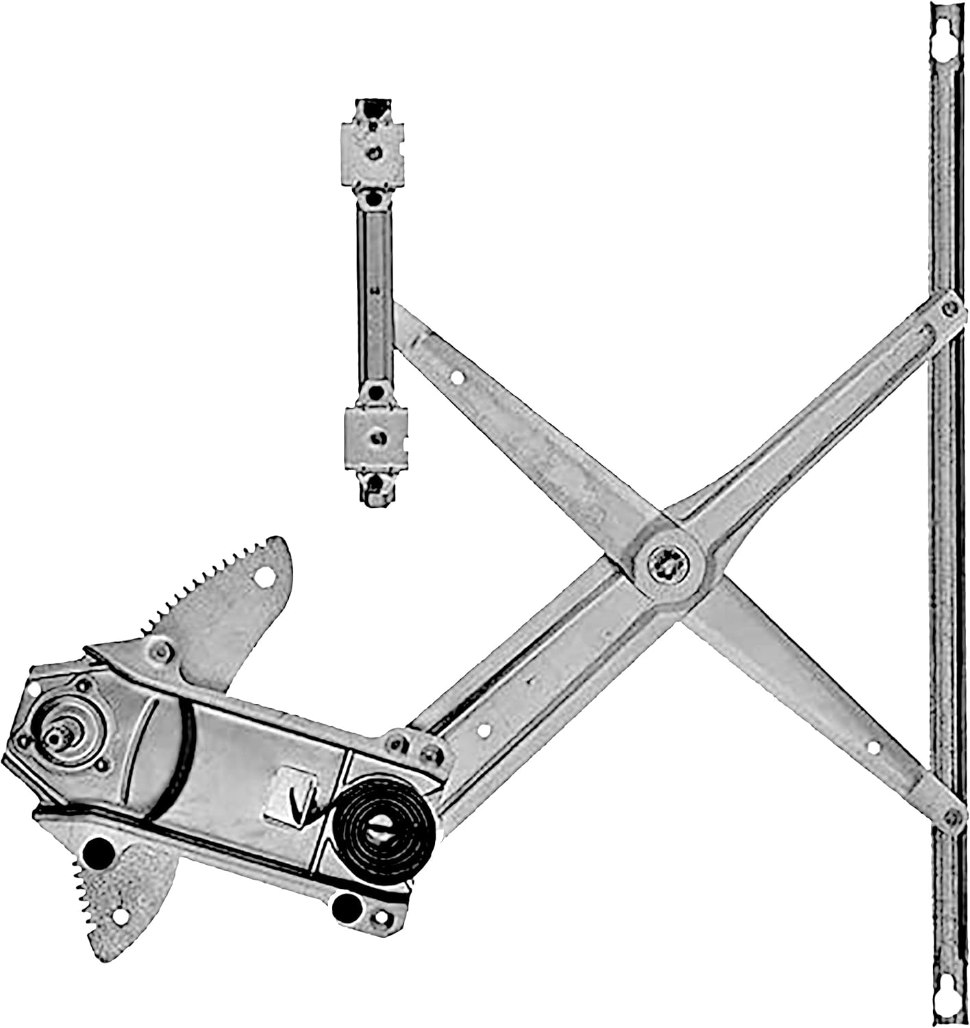 APDTY 851974 Manual Window Regulator (Non-Powered)