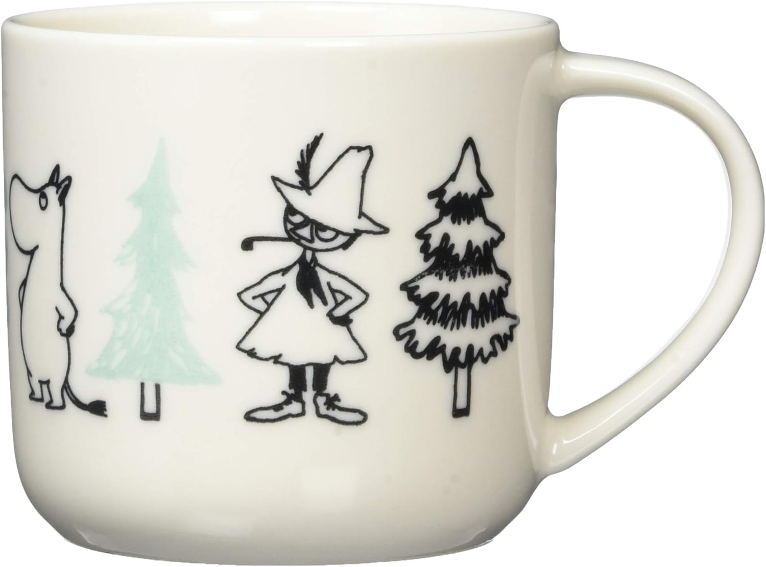 Yamaka Shots, MOOMIN, MM3201-35, Mug Cup, Large, Made in Japan, Green, 500ml