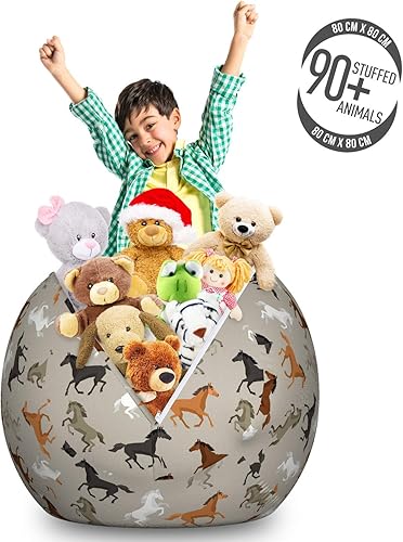 Miniatura 27 de Ambesonne Bolsa de juguetes de almacenamiento para perros, patrón con cachorros de raza pura, Bichon Pug Spitz Dachshund Poodle Shih Tzu, Rosa y