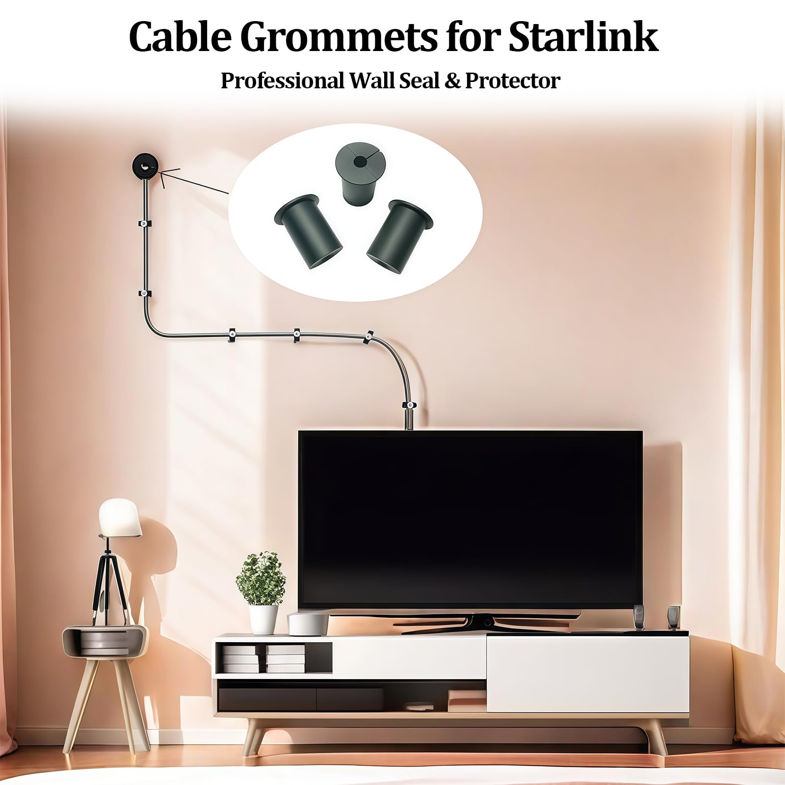 Starlink Cable Grommets - Silicone Wall Pass-Through -3