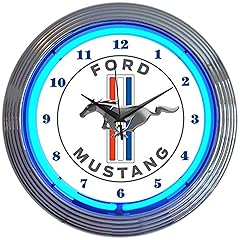 Ford Mustang Blue Neon Clock Ford Mustang Blue Neon Clock product image