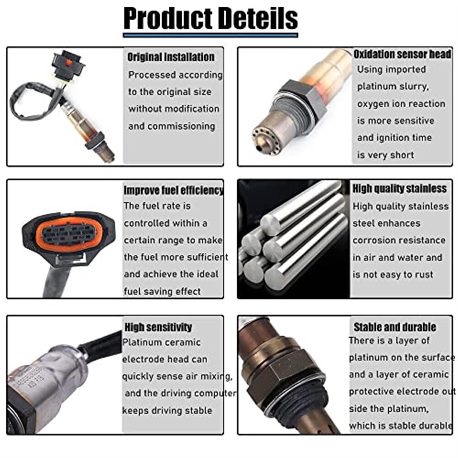 55568266 0258010065 Sensor de índice de combustible de aire O2