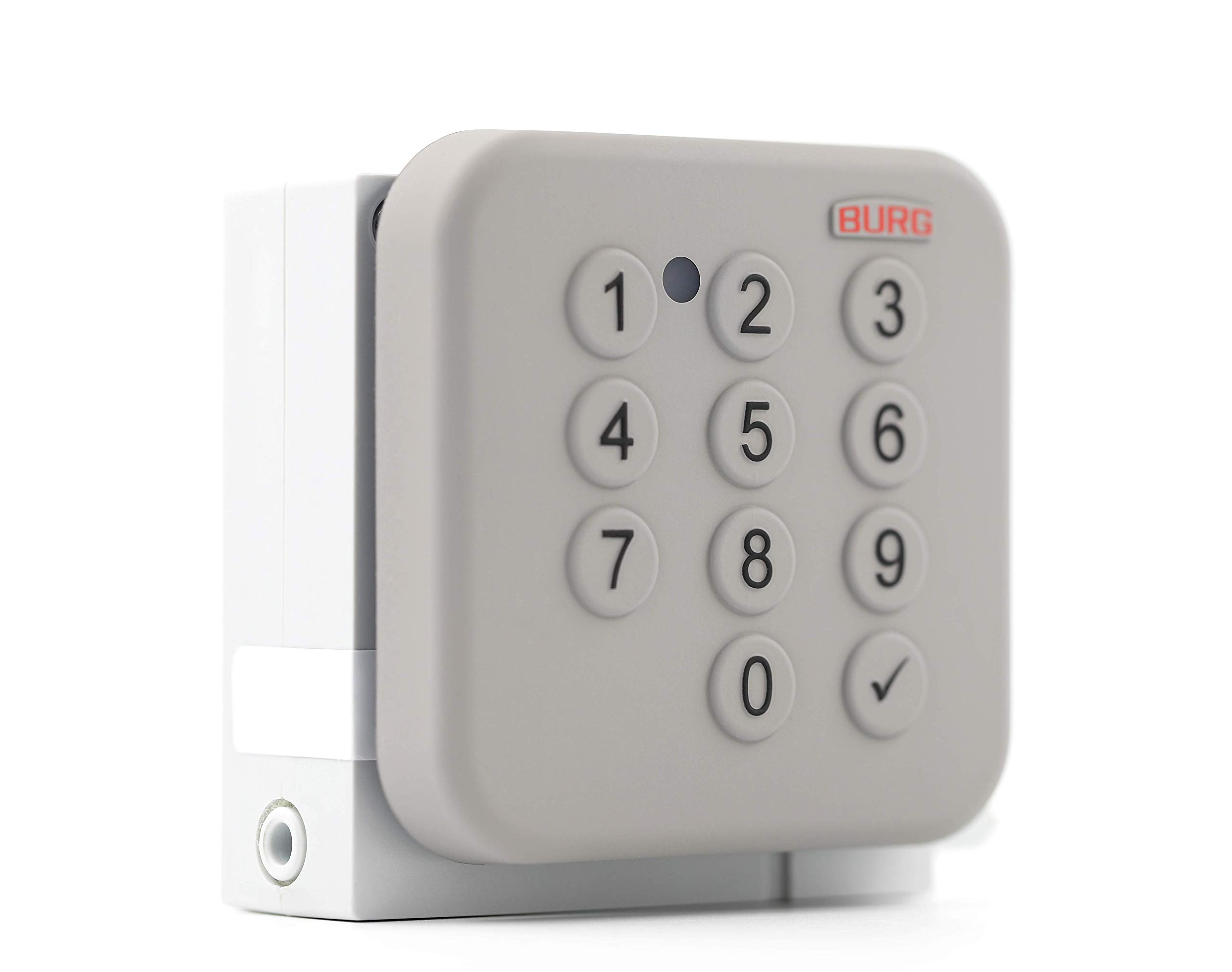 BURG Zahlenschloss Keypad Outdoor IP54 - elektronisches Codeschloss mit PIN-Code (Batteriebetrieb, wetterfestes Outdoor-Schloss für Außenbereich)