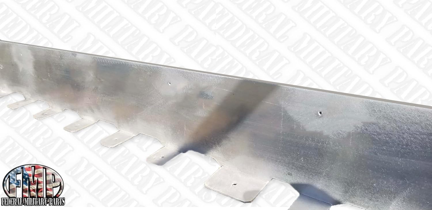 Military Canvas Rear Curtain Truck Bed Floor Seal, 2-Man, Aluminum, Compatible with Humvee M998