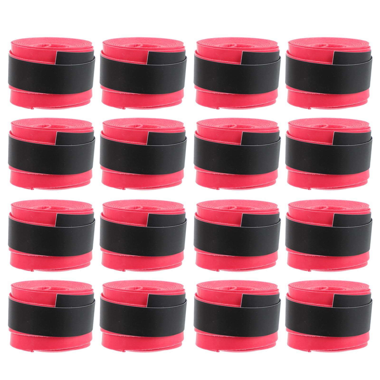 Gatuida Cintas Antideslizantes para Raquetas de Tenis y Bádminton Absorbentes de Sudor, 60 Piezas de PU Rojo para Prolongar la Vida Útil y Mejorar el Agarre