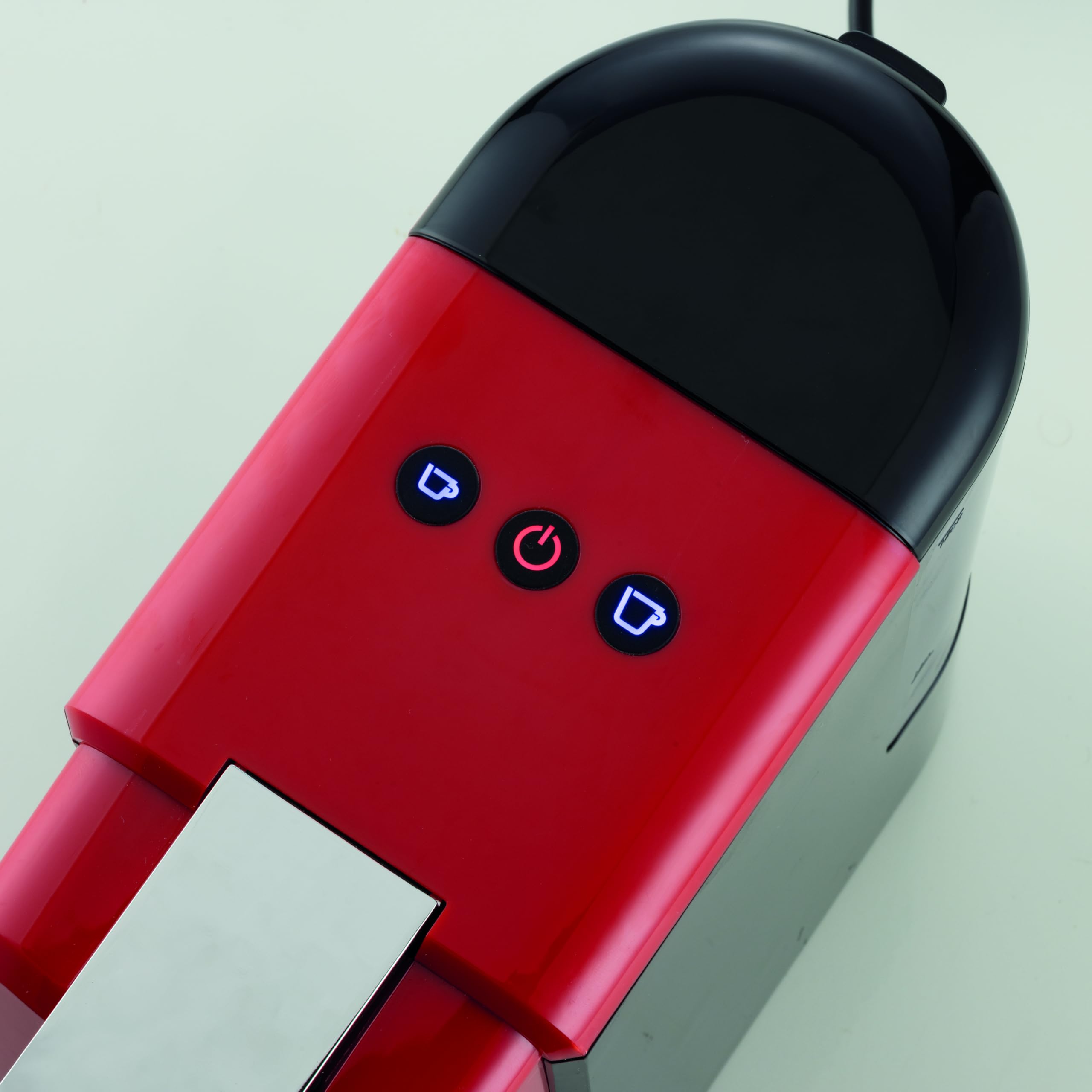 Ariete 1304/1 Macchina da caffè a cassetti, 1350W, Capacità serbatoio 0,7L, Pressione 19 bar, 3 tipologie di cassetto, Cialde e Polvere, Rosso
