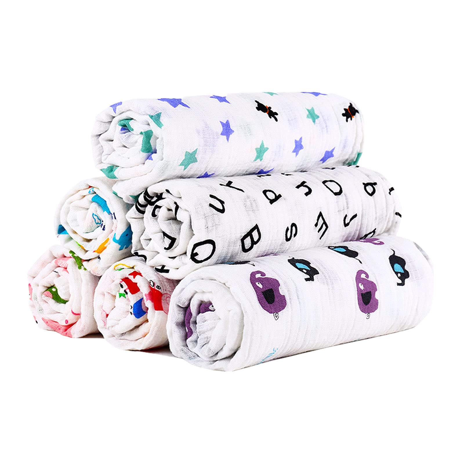 Swaddle Blankets for Boys and Infant Newborn Girls, Multipurpose Use for Warm Sleeping Bath (Panda)