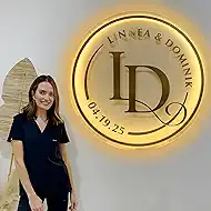 Custom Logo Business Neon Sign, HancraStore Personalized Backlit Illuminated Sign, Floating Logo Sign For Business,Customize LED Light Up Sign Wall Decor for Storefront Beauty Salon Nail Hair Studio