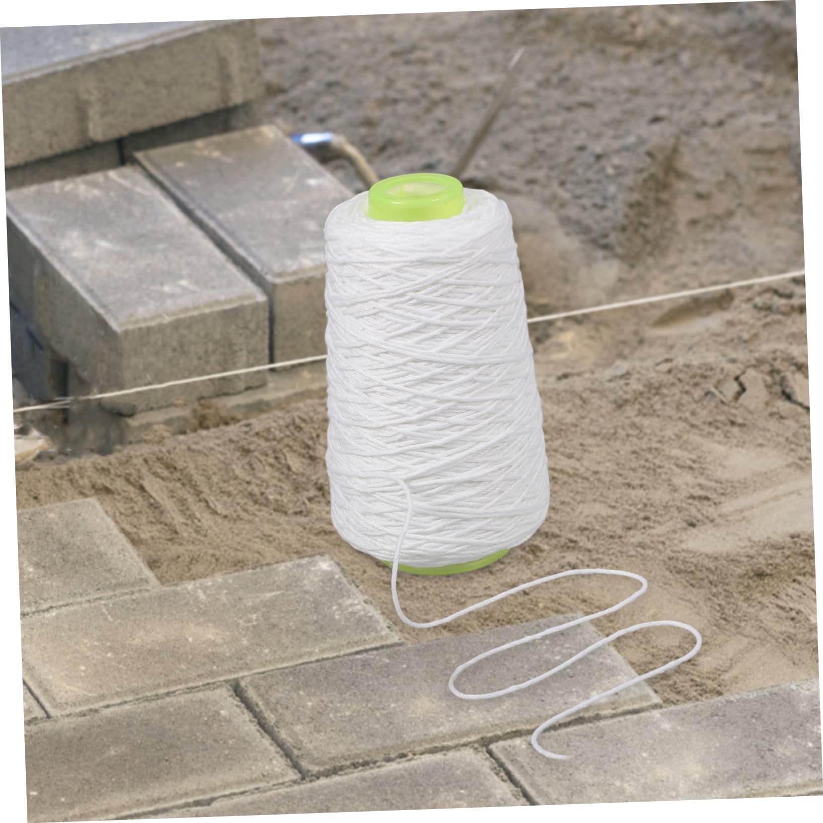 OSALADI 5rouleaux Corde De Maçonnerie Coton De Traçage Pour Construction Outil De Mise Place Pour Mur Et Maçonnerie Résistante Et Absorbante