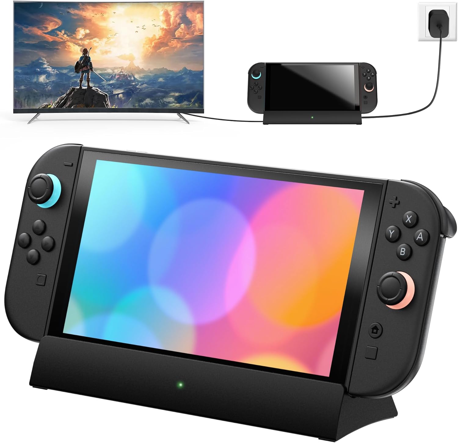 Switch 2 Dock,TV Docking Station...