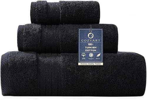 Miniatura 76 de COZYART - Juego de 6 toallas de baño de algodón turco, color verde salvia, gruesas suaves absorbentes duraderas, 19.17 oz/yd², incluye 2 toallas