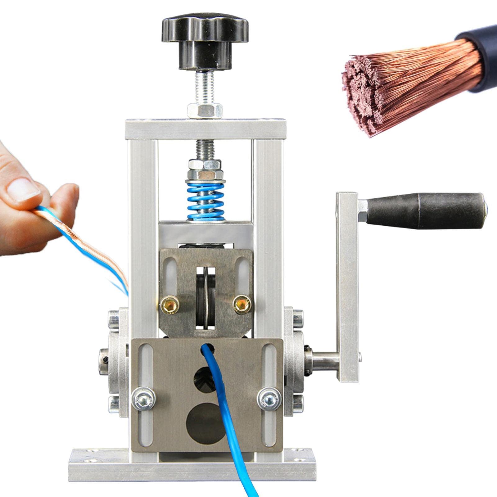 Manual Waste, Waste Stripping Tool 15x10 Cm, Efficient Manual Wire Stripper, Wire Stripping Machine for Recycling Copper, Stripping Wire