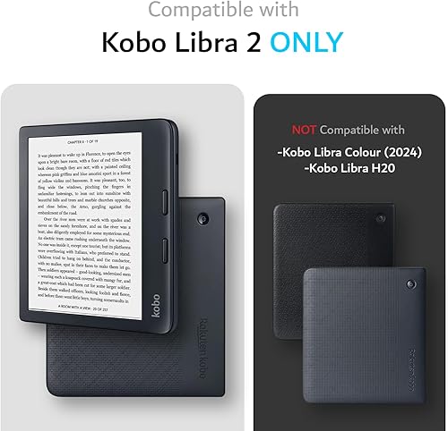 Miniatura 2 de TUDIA SKN - Funda diseñada para Kobo Libra 2 de 7 pulgadas, no compatible con la versión color 2024, a prueba de golpes, delgada,