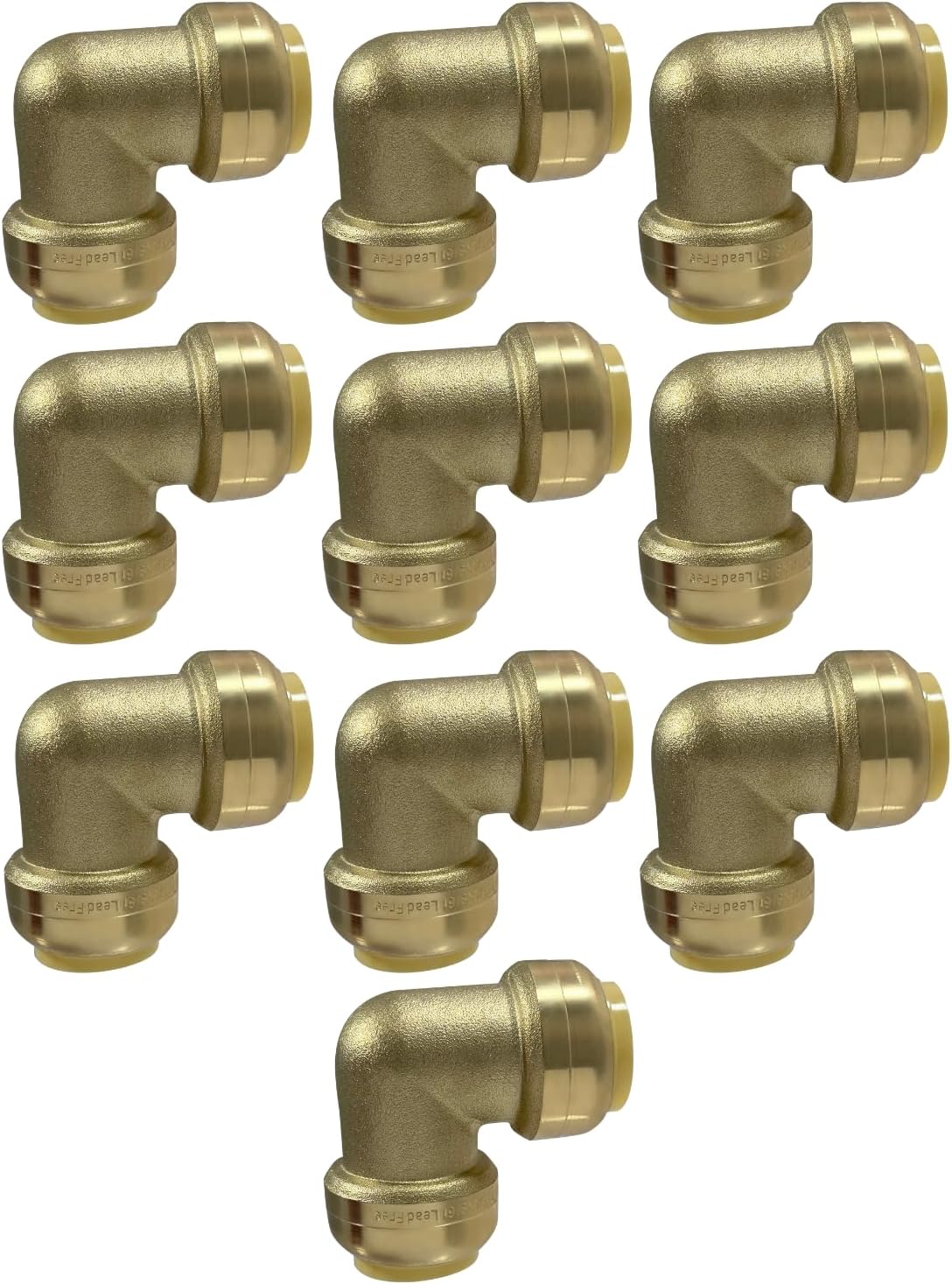XFITTING 3/4 in Push Fit Elbow, 10 Pieces