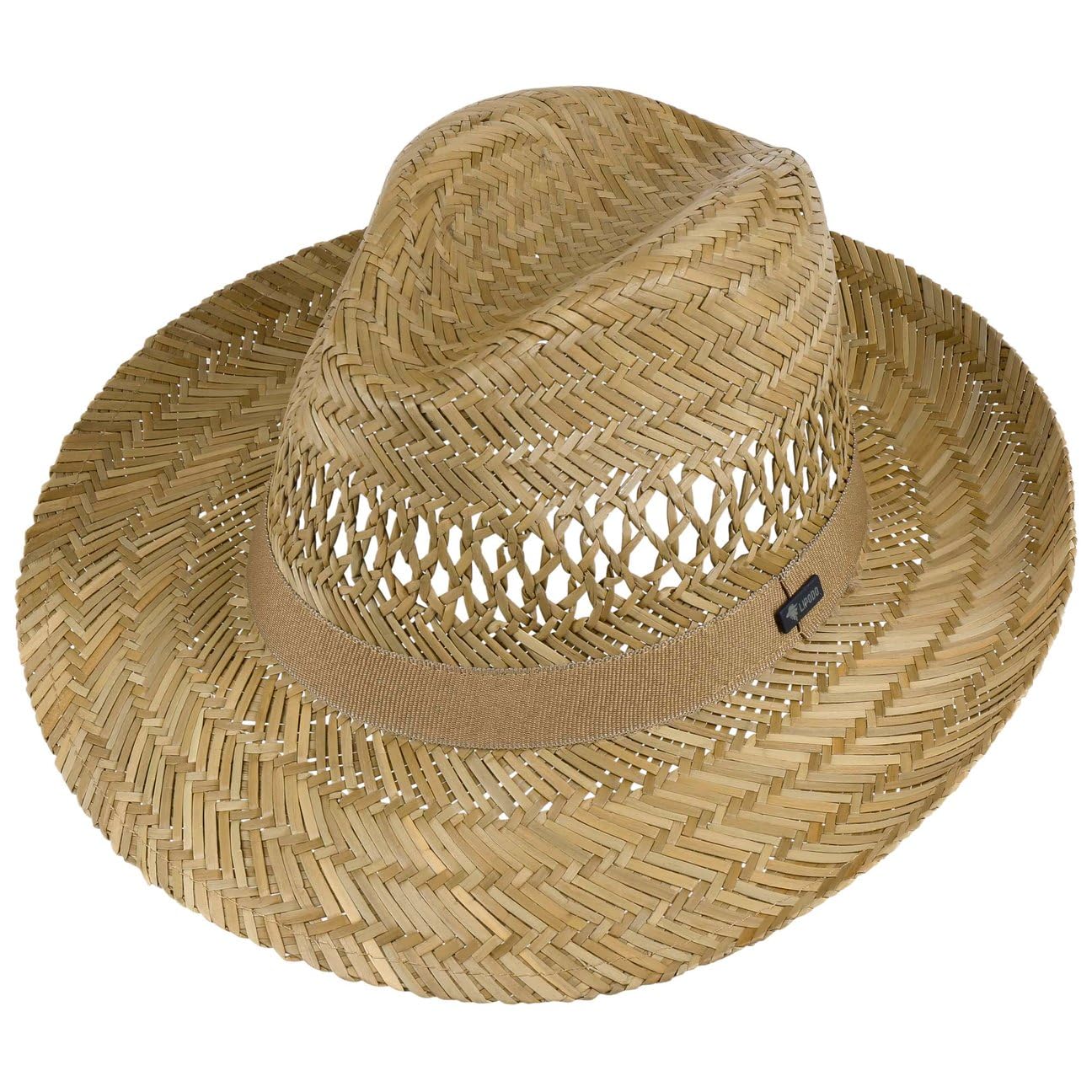 LIPODO Classic Fedora kapelusz slomkowy Wyprodukowano we Wloszech Meski Wiosna Lato