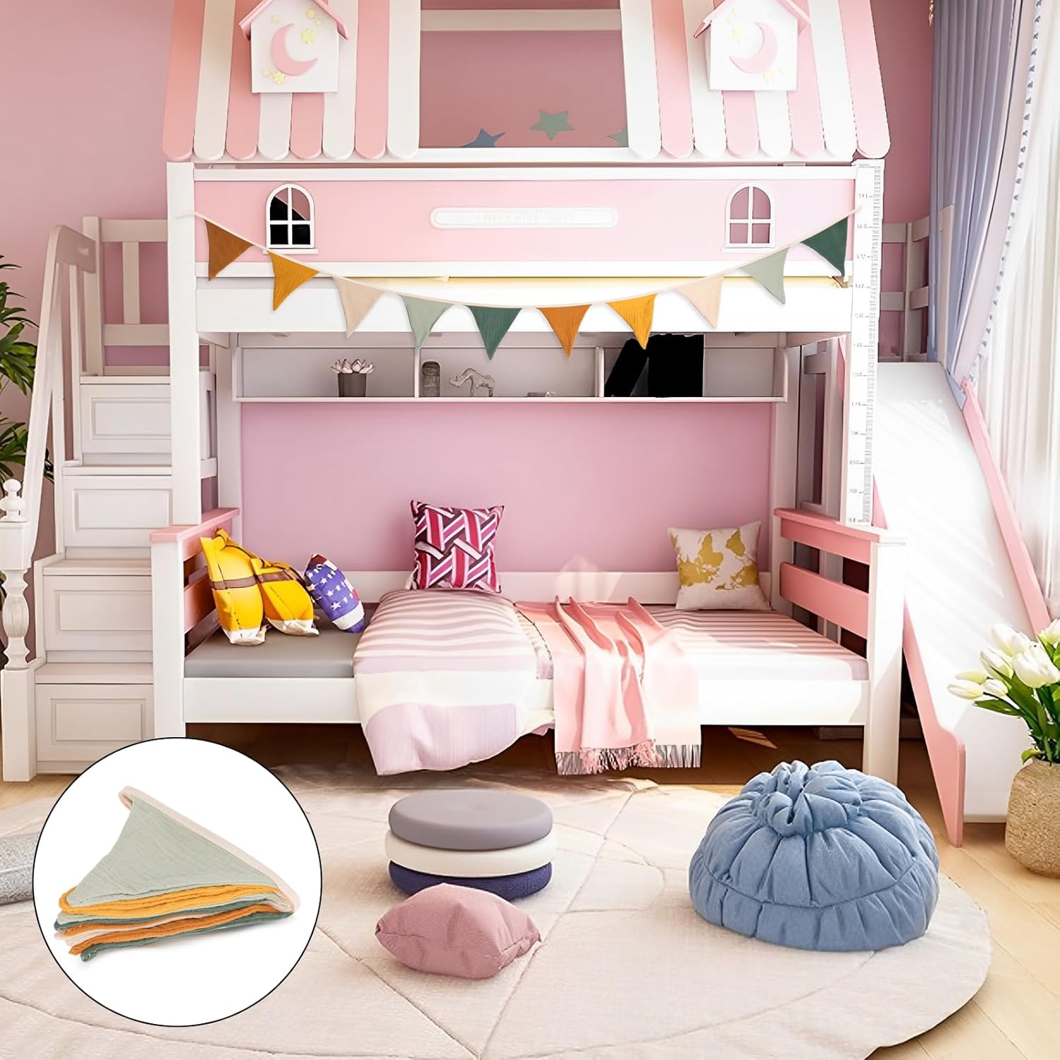 Zászlófüzér szín és minta