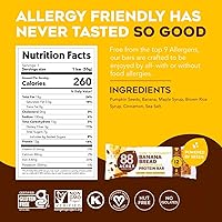 Vista 2 de 88 Acres - Barra de proteína de semillas de pan de plátano, 1.9 OZ