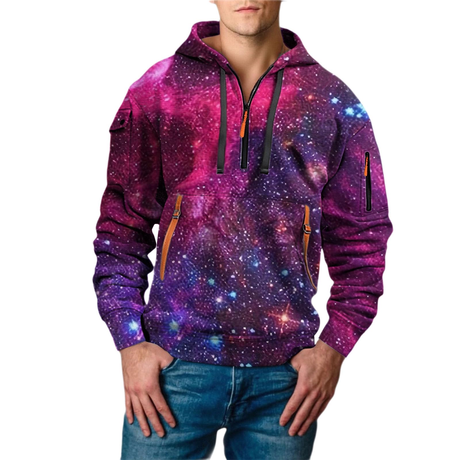 Sudaderas con Capucha Corta Sudadera Y Cremallera De Un para Hombre, Estilo Casual Deportivo, Bolsillos. Tallas S A 5XL. Boxeo Hombre (Ht2, XXXL) Mangas El Sol Gym Ropa Playa Moto