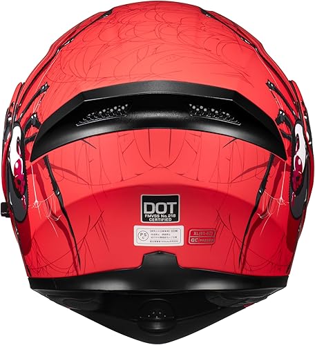 Miniatura 4 de KYPARA Casco modular de doble visera abatible de cara completa para motocicleta con certificación DOT de impresionismo