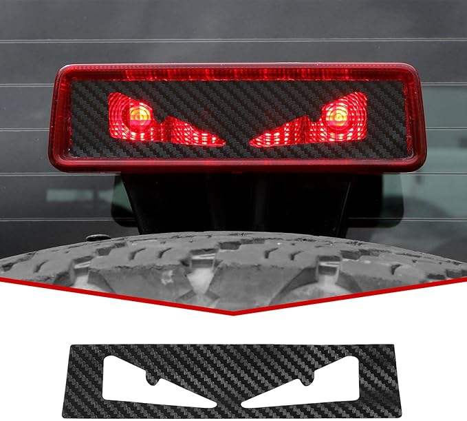 JeCar Third Brake Light Decal Carbon Fiber High Mount 3rd
