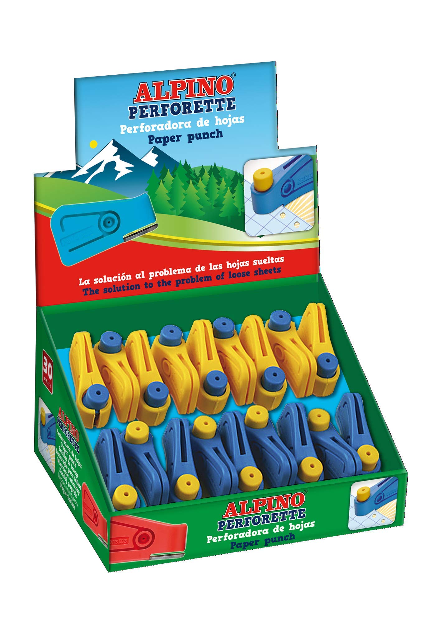 5 star PF0005 Présentoir de 30 autotaraudeuses de couleurs